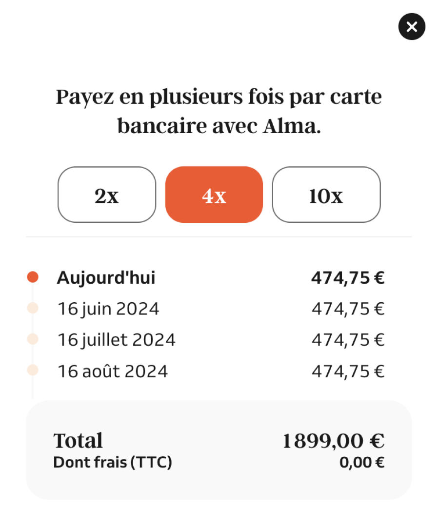 Paiement Upway